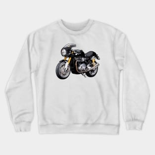 Thruxton R Cafe Racer Illustration Crewneck Sweatshirt